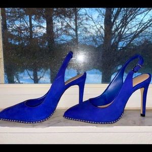 Royal blue heels